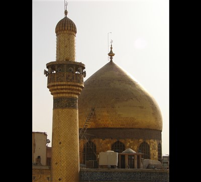 گنبد  و حرم مطهر حضرت علی علیه السلام